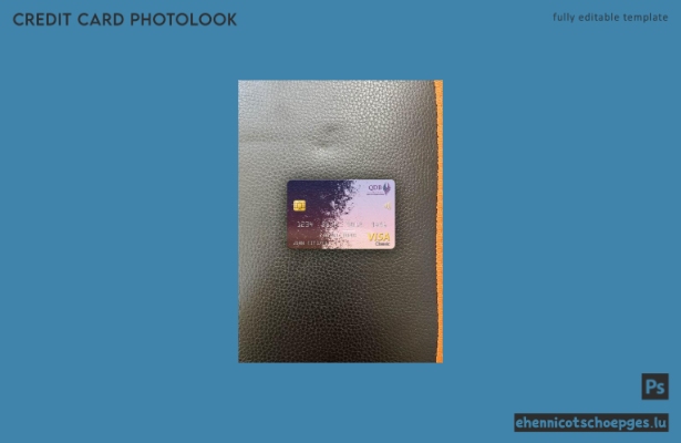 Qatar Development Bank Visa Classic Card – Fotoansicht (Beispielvorschau)
